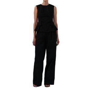 NEW PARENTEZI lucille top in black